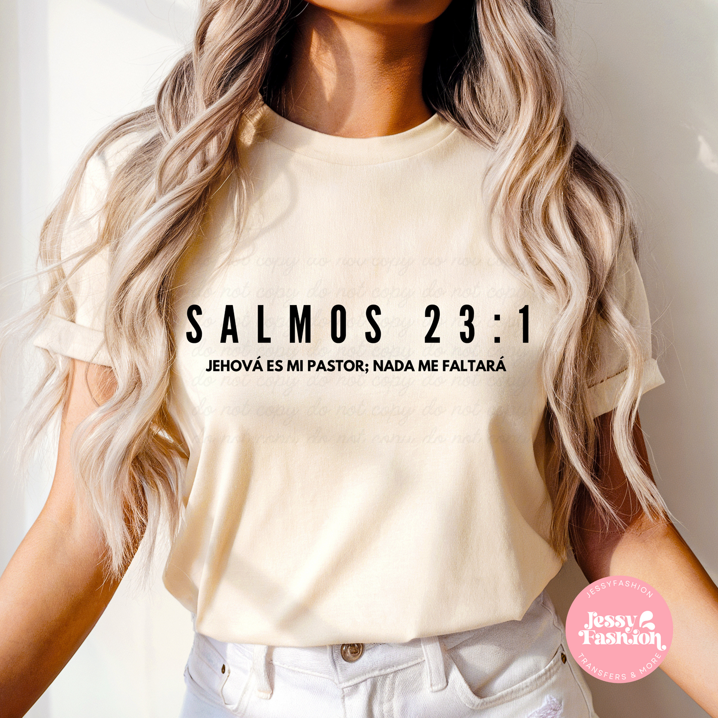 Salmos 23:1 DTF Shirt Transfer