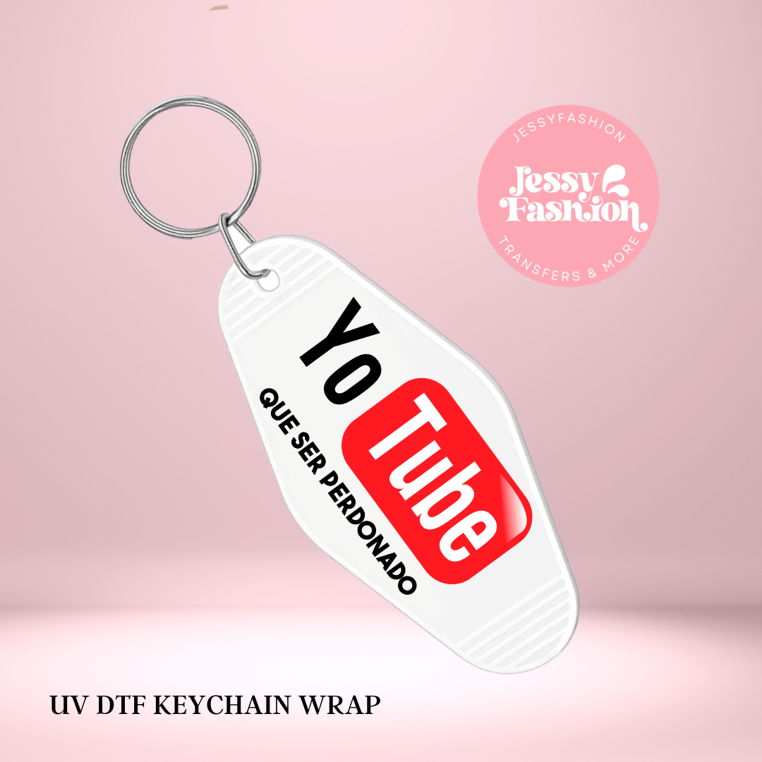 Yo TUBE que ser perdonado Keychain Decal