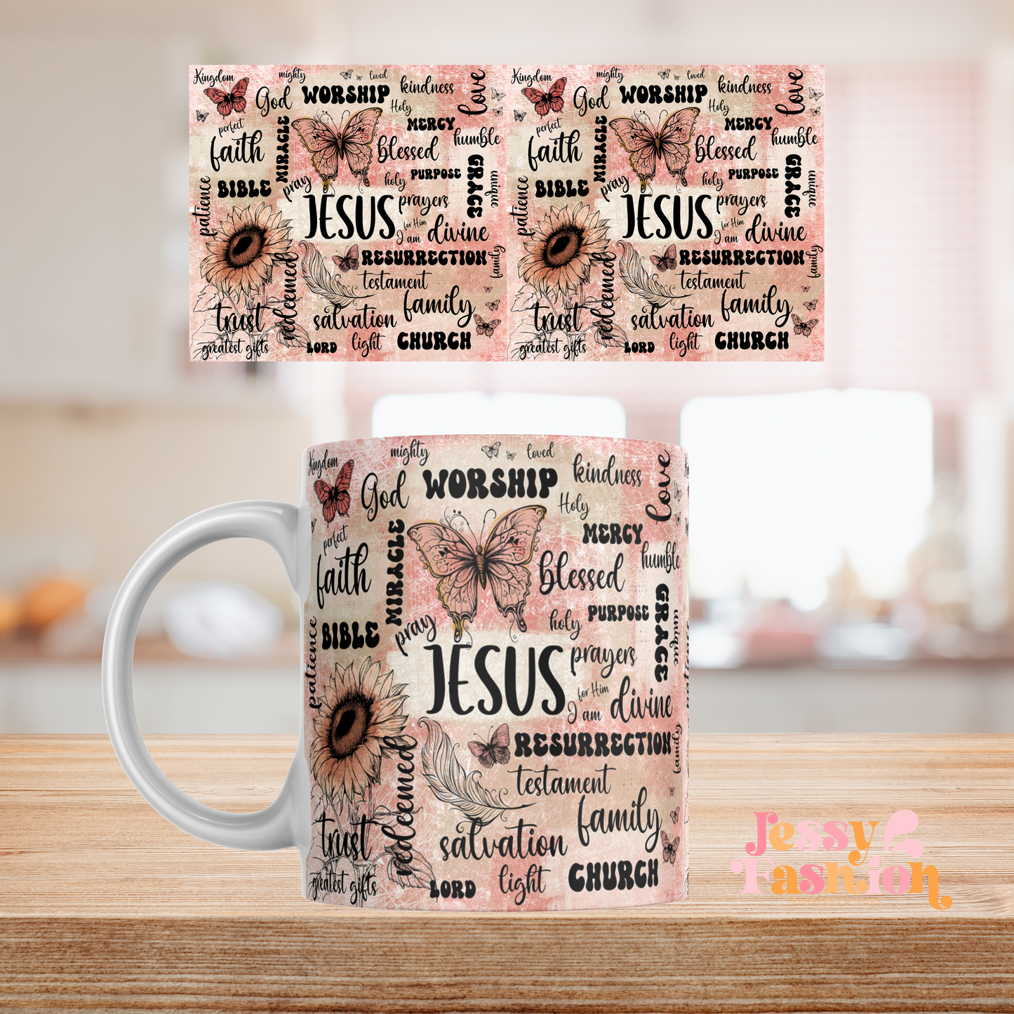 Christian and Faith mug 11oz Sublimation transfer