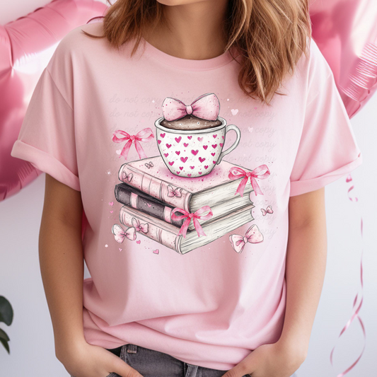 All books for valentines Dtf Shirt Transfer