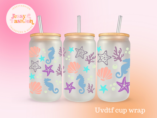 Under the Sea UV DTF CUP WRAP