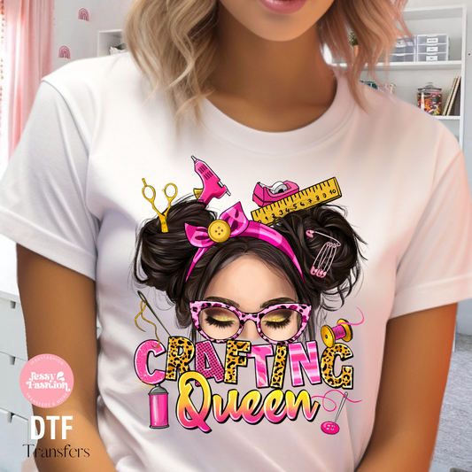 Crafting Queen DTF Shirt Transfer