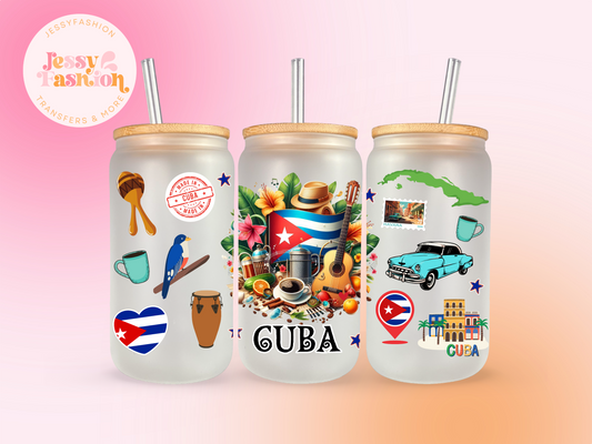 Cuba UV DTF CUP WRAP