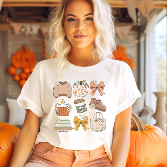 Fall fashion girl stuff DTF Shirt Transfer