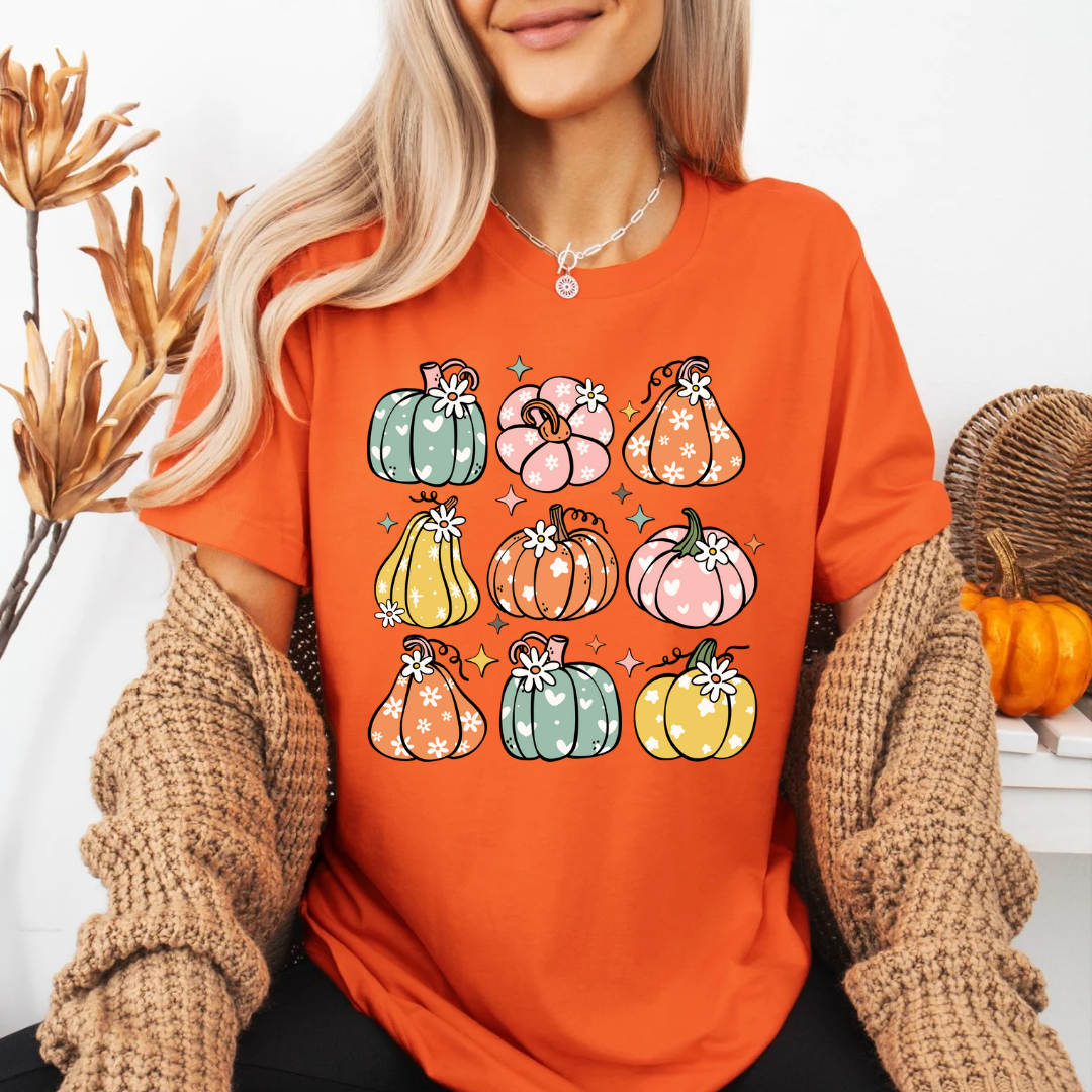 Cute Pumpkins DTF Shirt Transfer