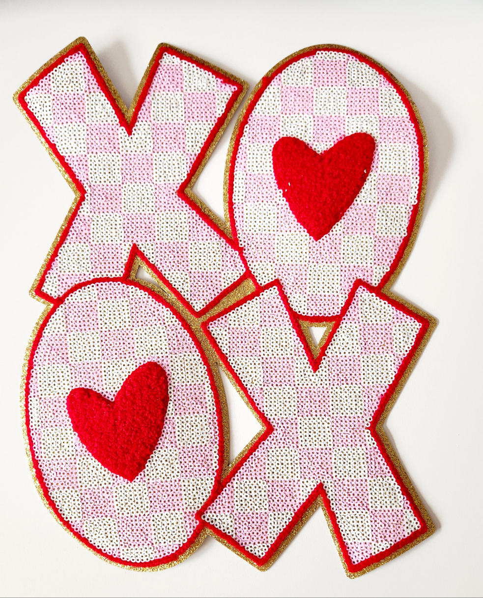 Xoxo hearts Shirt patch