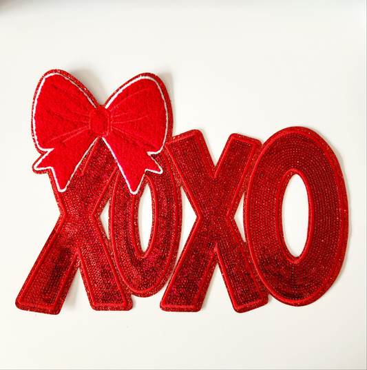 Red XOXO Shirt patch