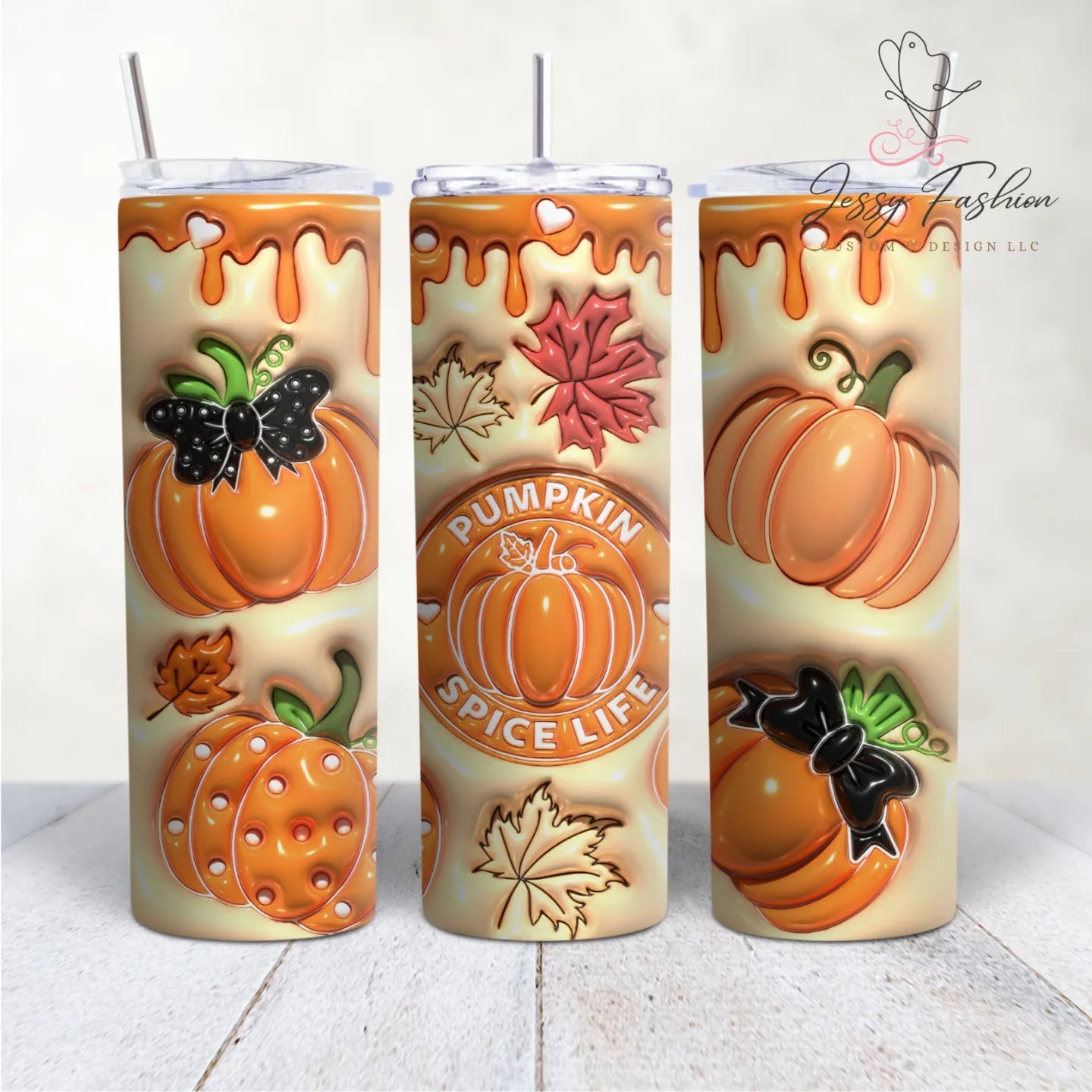 Pumpkin Spice sublimation transfer