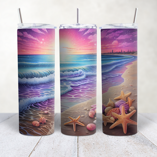 Beach Sunset Sublimation transfer