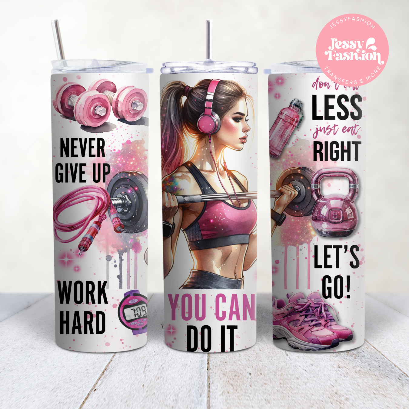 Fitness you can do it Sublimation Transfer