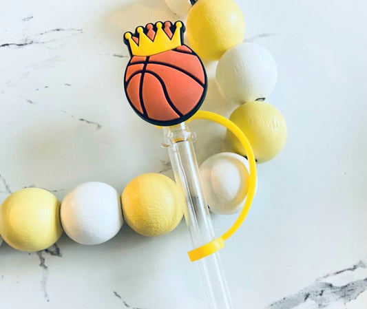 Basketball King Straw Cover