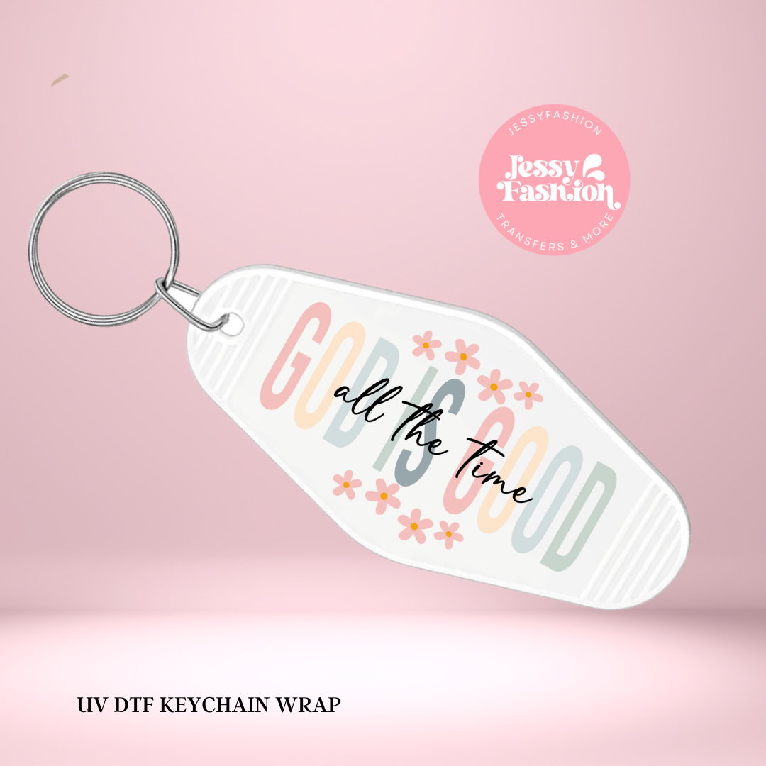 God is good Keychain Decal