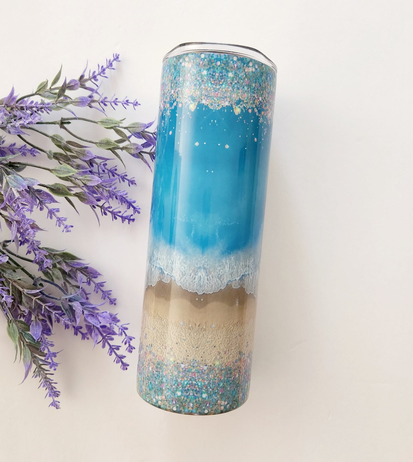 Glitter, Sand and Beach Tumbler - Jessyfashion Custom & Design 