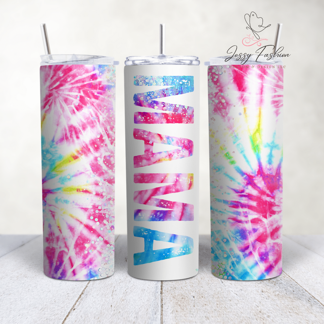 Mama tie dye Sublimation transfer