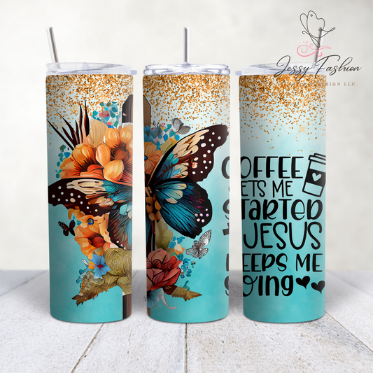 Jesus and coffee sublimation transfer