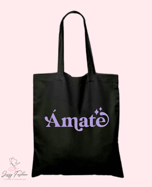 Ámate Tote bag - Jessyfashion Custom & Design 