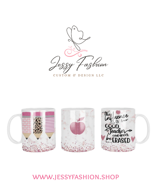 Pink teacher mug - Jessyfashion Custom & Design 